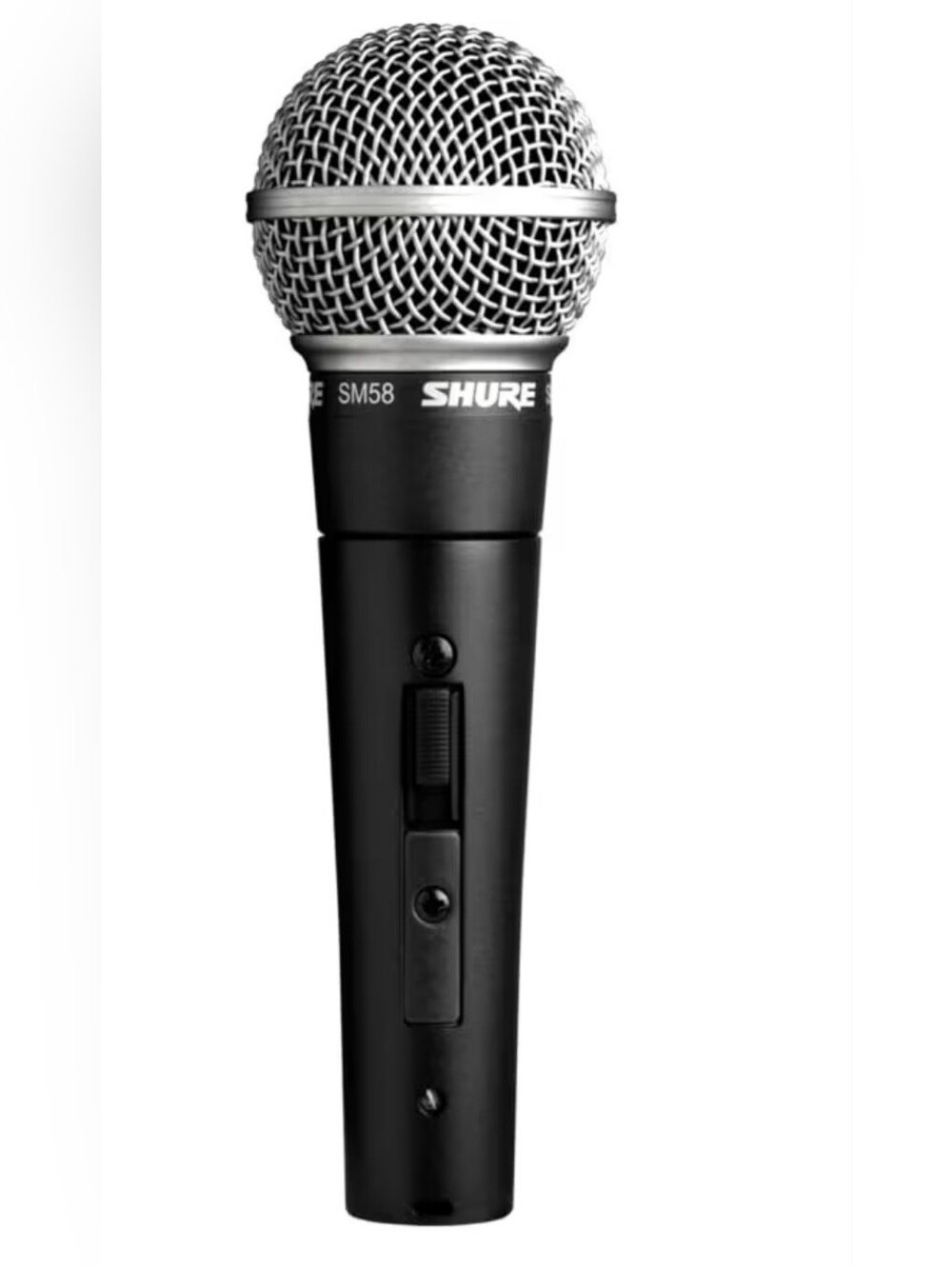 Shure SM58 Handheld Microphone - Black and Silver